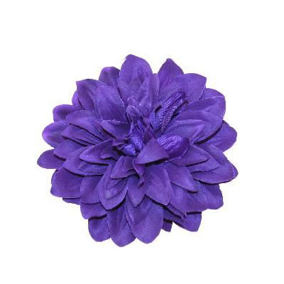 Zac's Alter Ego - Large chrysanthemum Hair flower - Purple